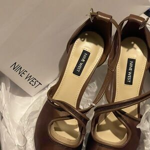 Nine West Chocolate Brown Heels